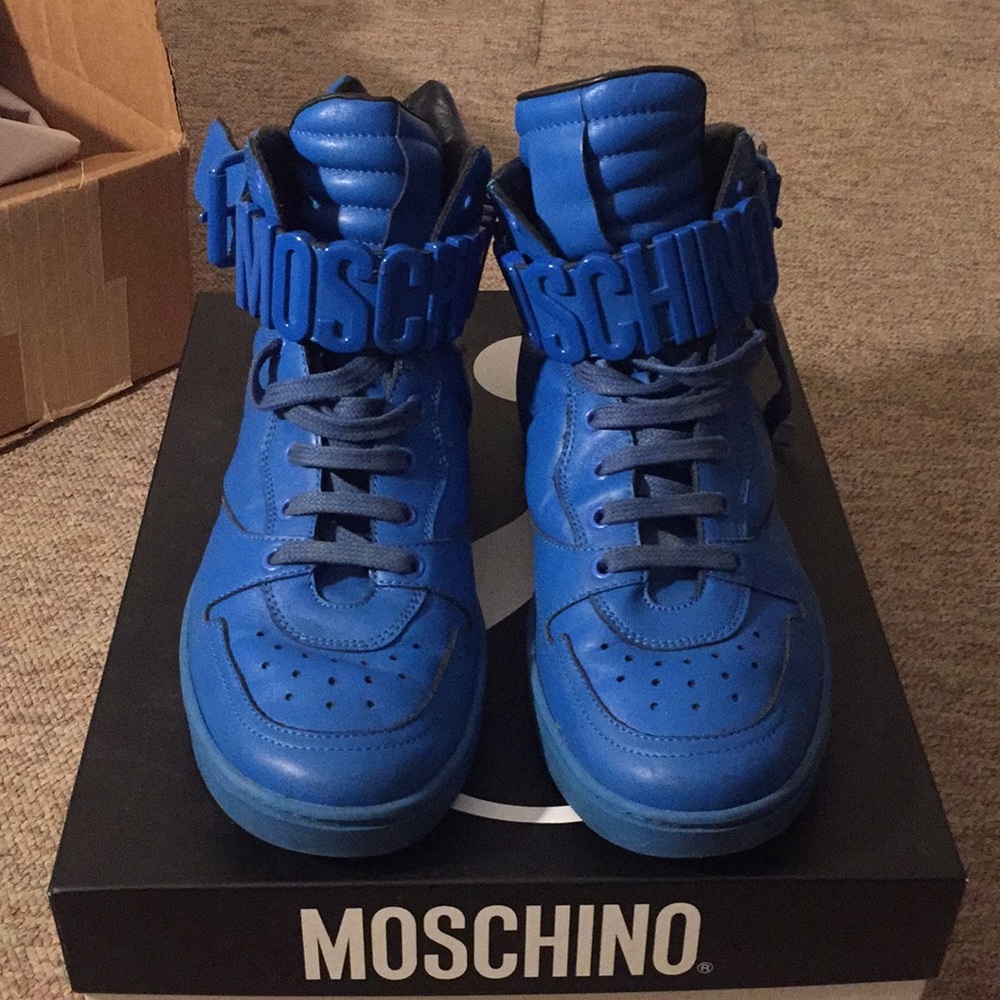 Electric Blue Moschino Urban Sneaker